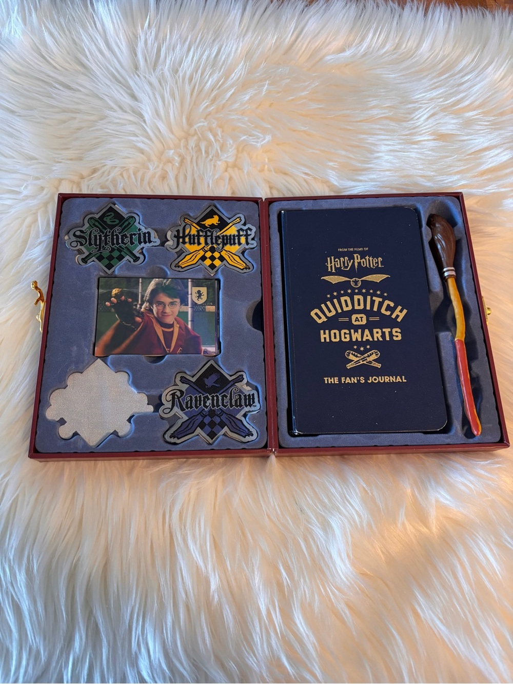 Harry Potter Quidditch at Hogwarts Fan Journal Set **MISSING GRYFFINDOR*